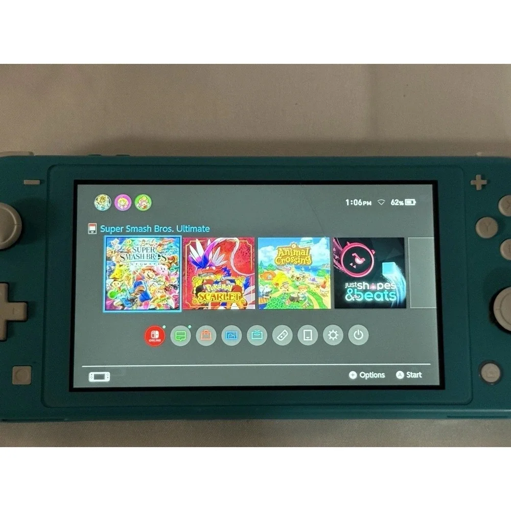 Nintendo Switch Lite Bundle w/ 2 Games, Charger + NEW Bags – Works Great